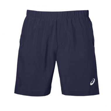 ASICS men's tennis shorts in PEACOAT