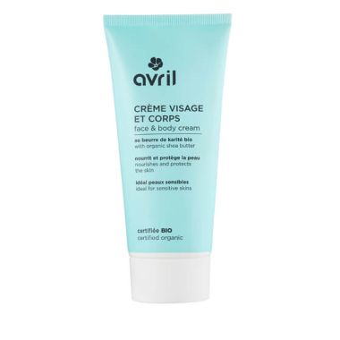 FACE & BODY CREAM AVRIL, 200 ML, CERTIFIED ORGANIC