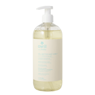 2 in 1 baby cleansing gel Avril, CERTIFIED ORGANIC, 500 ml
