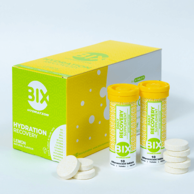 Bix Daily Recovery Supplement lemon flavour, 10 tablets