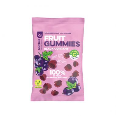 BOMBUS FRUIT ENERGY BLACK CURRANT GUMMIES 35g 