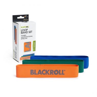Resistance rubber BLACKROLL LOOP BAND set, 3 pcs.