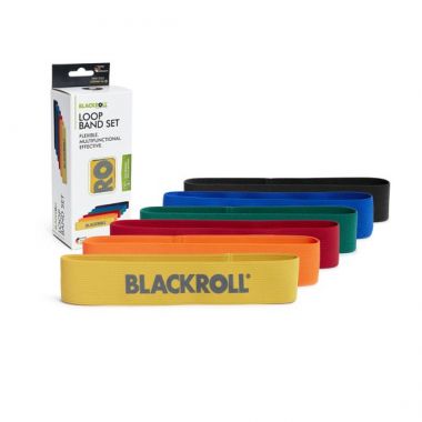 Resistance rubber set BLACKROLL LOOP BAND SET, 6 pcs.