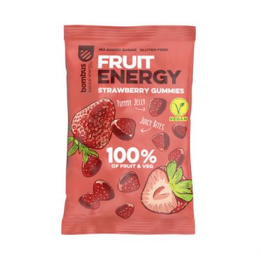 BOMBUS FRUIT ENERGY STRAWBERRY 35g GUMMIES
