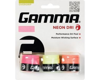 Gamma Neon Dri Overgrip 3-pcs