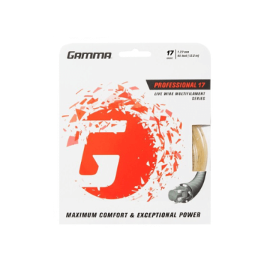 Tennis racquet strings Gamma Live Wire Professional 17
