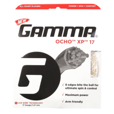 Tennis string Gamma Ocho XP 12,2 m Set 17 (1.27 mm)