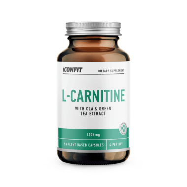 ICONFIT L-Carnitine With CLA & Green Tea (90 Capsules)