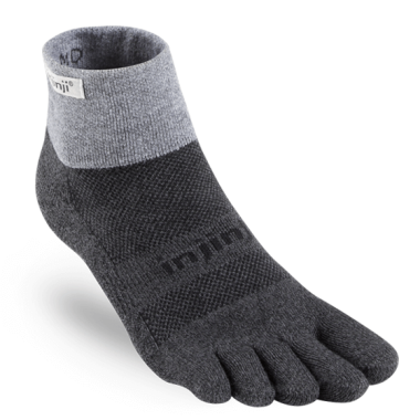 Injinji Socks Trail Midweight Granite for hiking