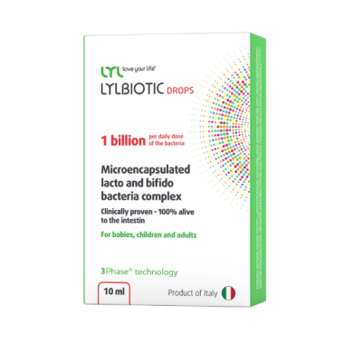 LYLBIOTIC Drops Lactic Acid and Bifidobacteria Complex in Drops, 10 ml