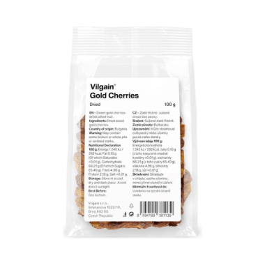 Cherries golden dried 100g Vilgain