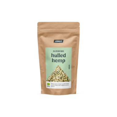 Organic Hemp Seeds, 200g, ICONFIT