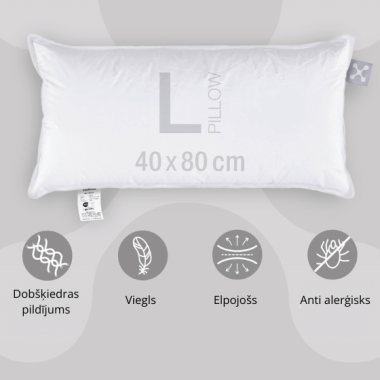 SMARTSLEEP PILLOW BASIC, 40x80 cm