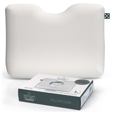 SMARTSLEEP SILENCE PILLOW CASE, WHITE
