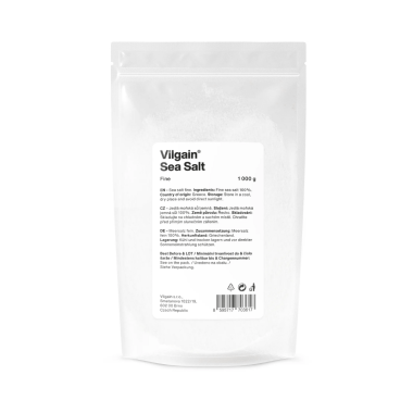 Jūras sāls SMAKAS 1 kg VILGAIN