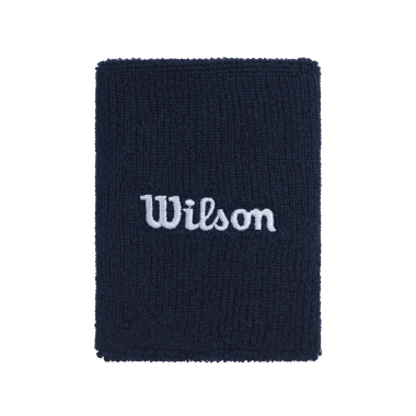 Wide Terry Wristbands Navy Wilson