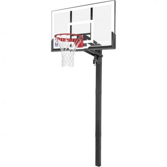 Basketball Hoop Spalding Nba Gold In Ground, Basketball Pole In Ground Sleeve