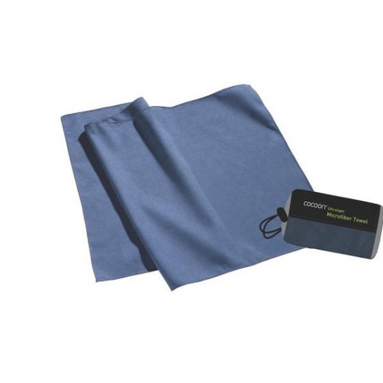 Microfiber Cocoon towel, blue (S) 60 x 30 cm