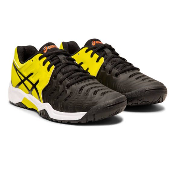 asics gel resolution 7 gs junior tennis shoe