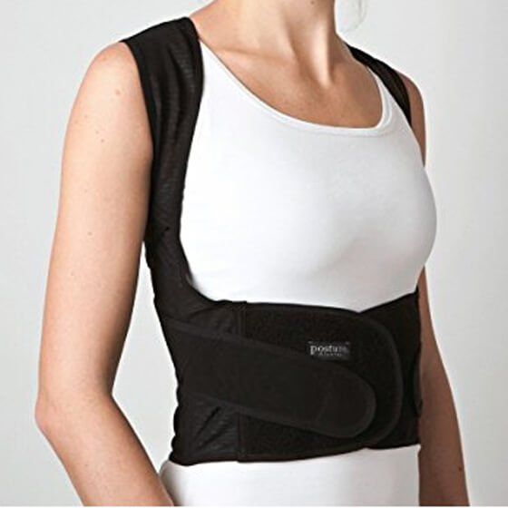 Posture adjustment vest Swedish Posture Position, black -