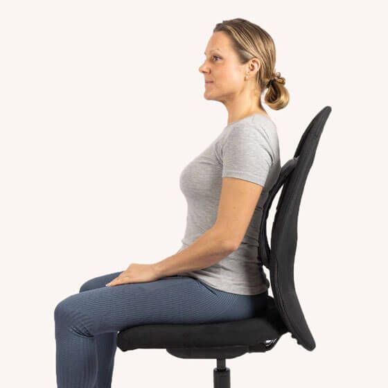 Swedish Posture Seat used for Any Chair for Balance, Posture, AB and Core Exercise