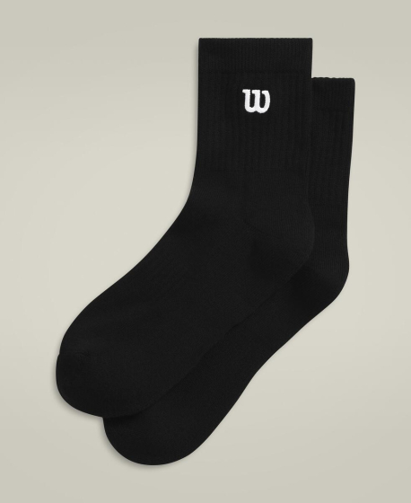 U QUARTER-LENGTH SOCK / BLACK S