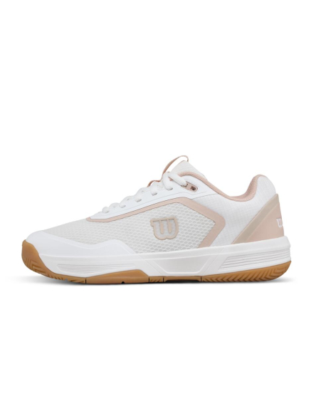 WILSON TENISA APAVI SIEVIEŠU COURTGLIDE W White / Caneo Rose / Gum