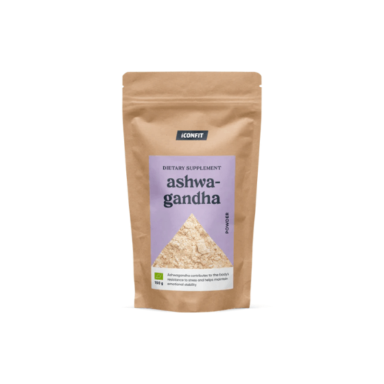 Organic Ashwagandha Powder, 150g, ICONFIT