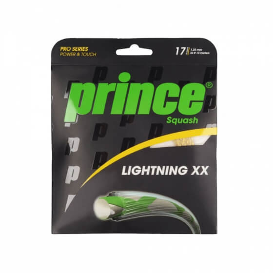 Squash racket strings Prince Lightning XX 17, gold