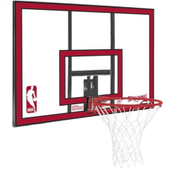 POLYCARBONATE SPALDING BASKETBALL BACKBOARD & RIM COMBO 44
