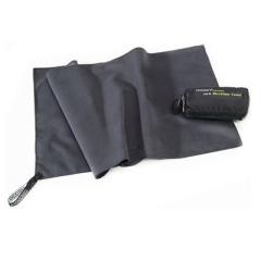 MICROFIBER Cocoon TOWEL, GREY (L) 120 x 60 cm