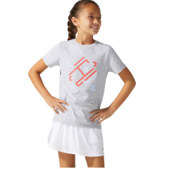 Sweatshirt for girls ASICS G TENNIS TEE, gray