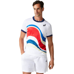 Sports SHIRT ASICS MATCH M GPX TEE GM, white