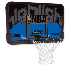 Basketball BACKBOARD and rim SPALDING NBA Highlight 44'