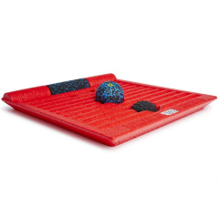 Massage surface in feet ADJACENT TO CROLL ® SMOOVE BOARD