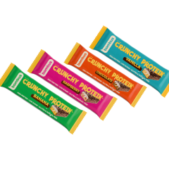 Bombus Crunchy kraukšķīgs proteīna batoniņš piena šokolādē