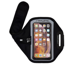 Running armband with touch screen window and zipper Fitletic Forte Plus