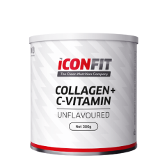 MSM Collagen Powder + Vitamin C, 300 g (various flavors) ICONFIT