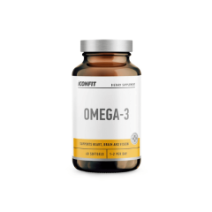 ICONFIT Omega-3 kapsulas ar EPA un DHA sirds un smadzeņu veselībai