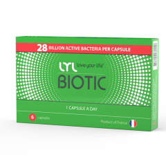 LYL BIOTIC 6 kapsulas probiotiku komplekss ar DRcaps