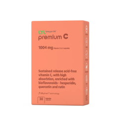 LYL premium C 30 kapsulas ar bioflavonoīdiem