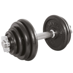 Dumbbell Tunturi (steel/cast iron), 15 kg
