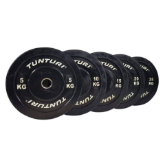 TUNTURI BUMPER PLATE, Ø50cm (5-25kg)