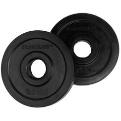Tunturi Rubber Plate svaru disks dažādi svari 30 mm stienim