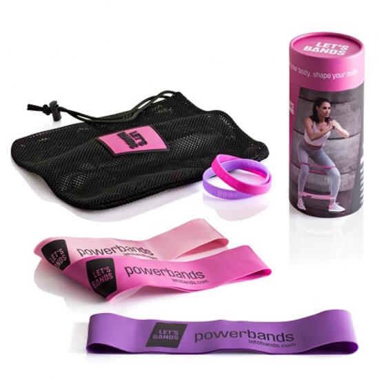 Resistance band set Lets's band POWER SET LADY MINI (3 pcs)